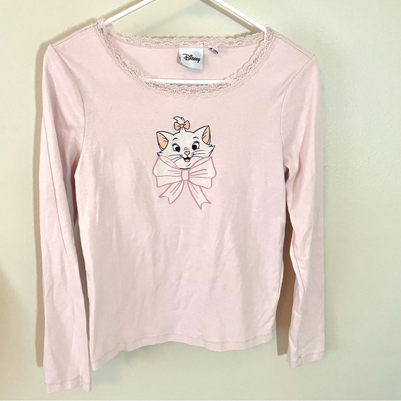 Disney The Aristocats "Marie" Long Sleeve Shirt – 100% Cotton - Picture 7 of 9